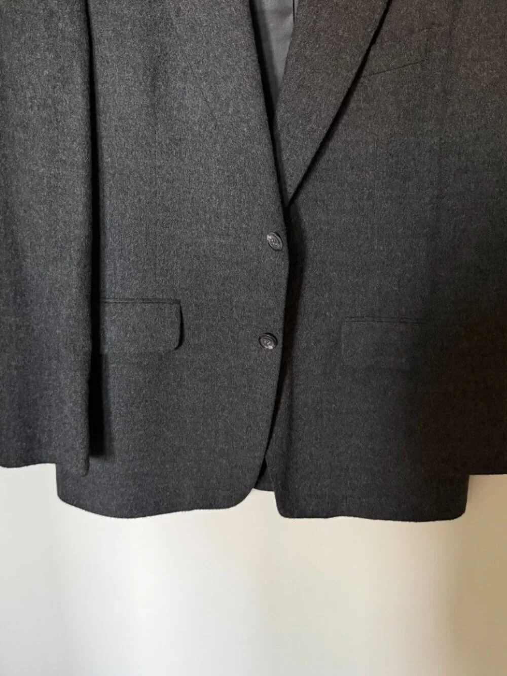 Nordstrom x Loro Piana Gray Worsted Camelhair Blazer 39R